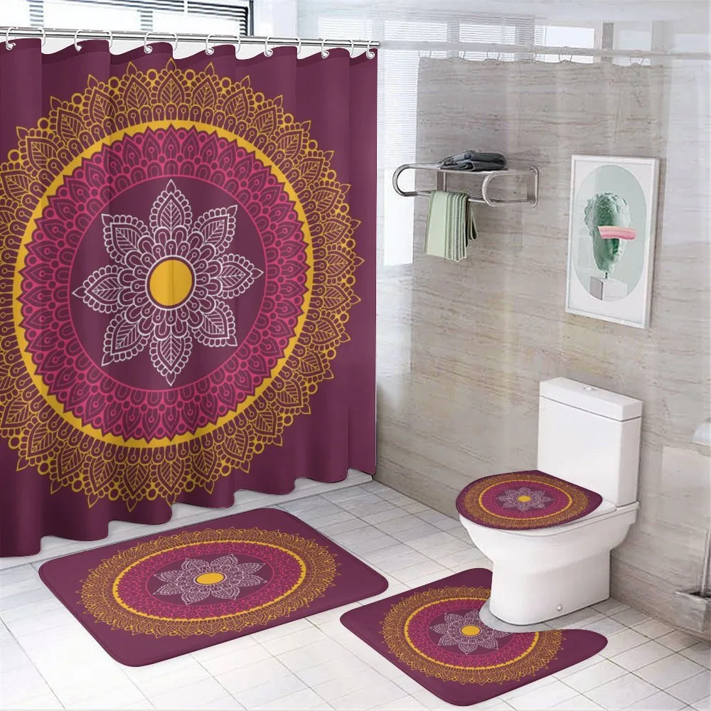 Ornamental Vintage Design — 4-Piece Bathroom Set preview