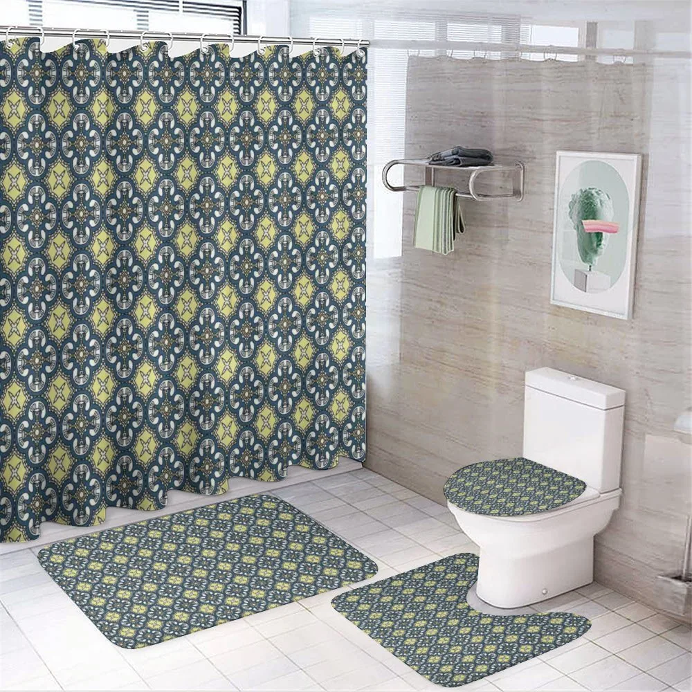 Renaissance Tile Art — 4-Piece Bathroom Set preview