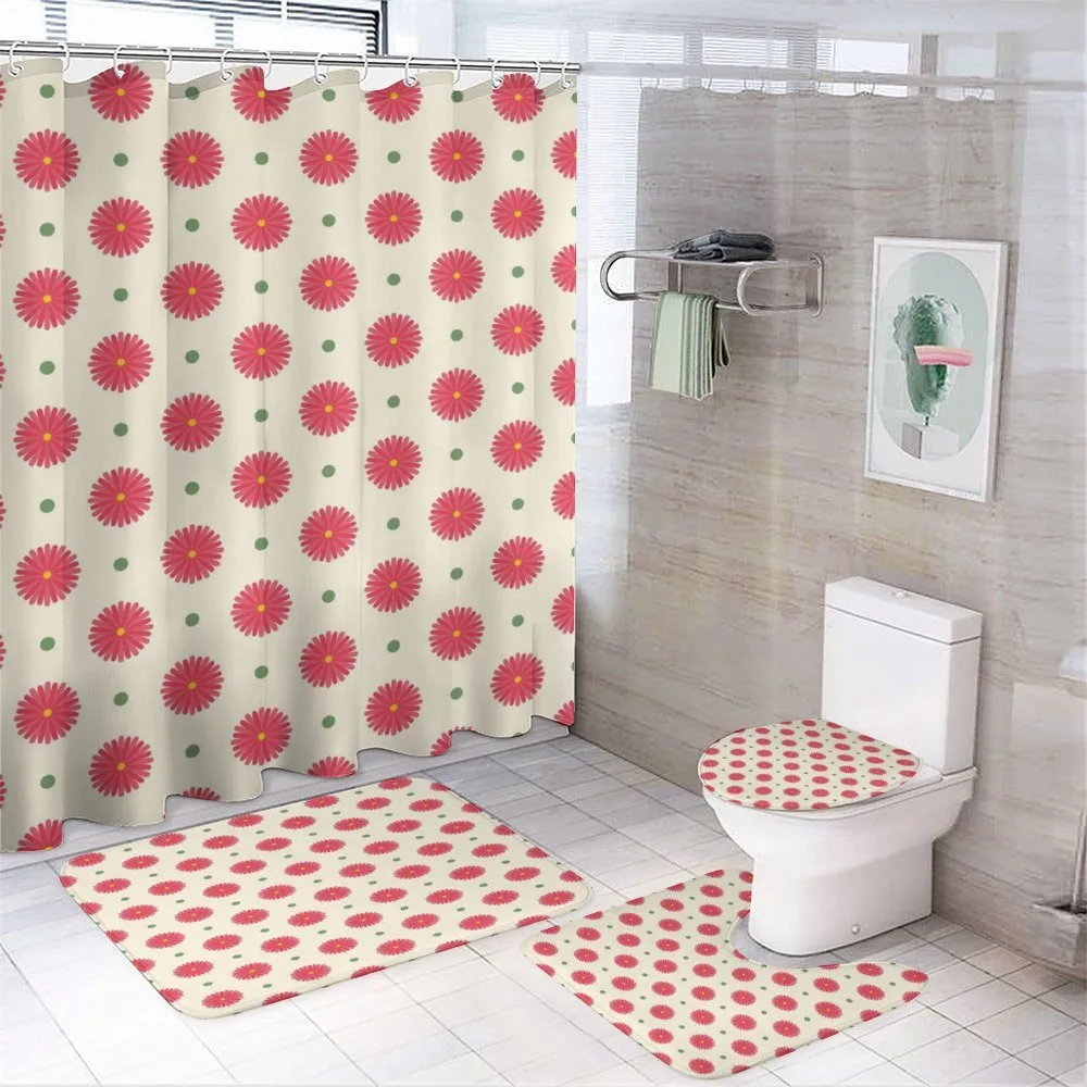 Spring Geometric Mix — 4-Piece Bathroom Set preview