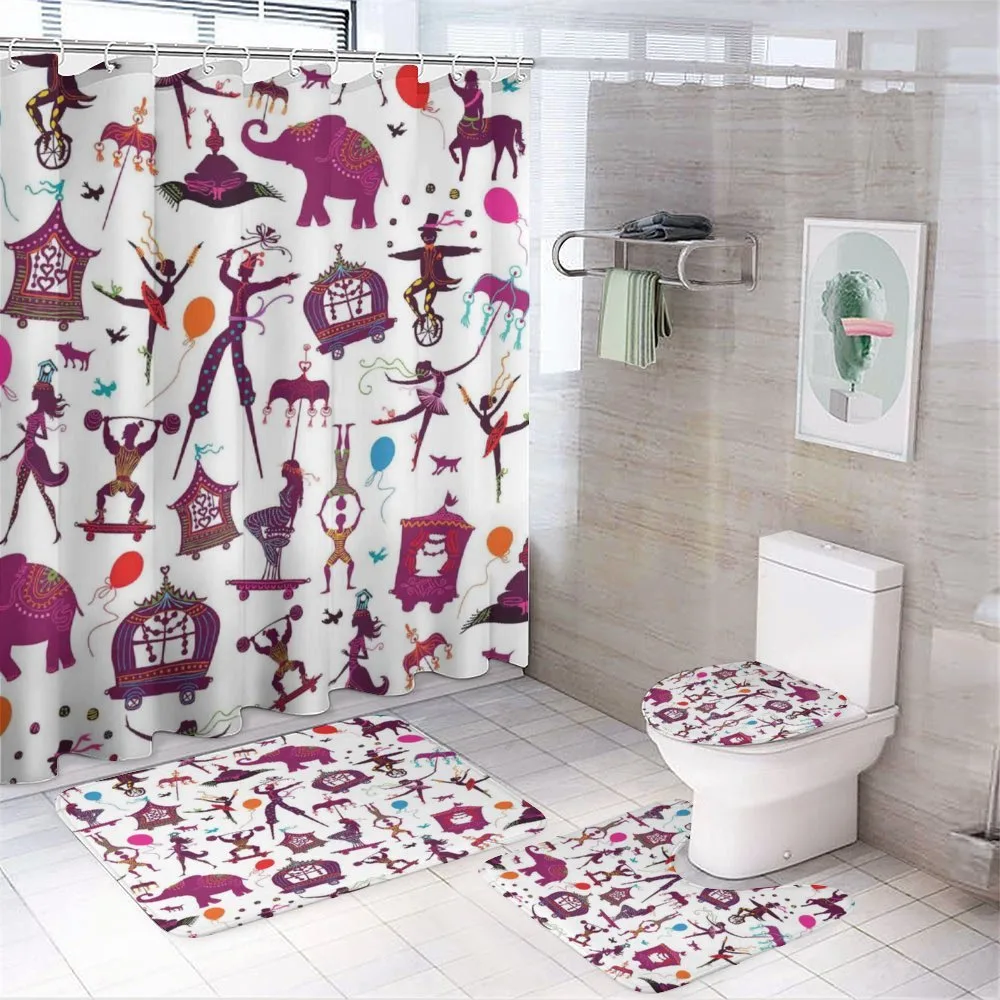 Colorful Characters — 4-Piece Bathroom Set preview