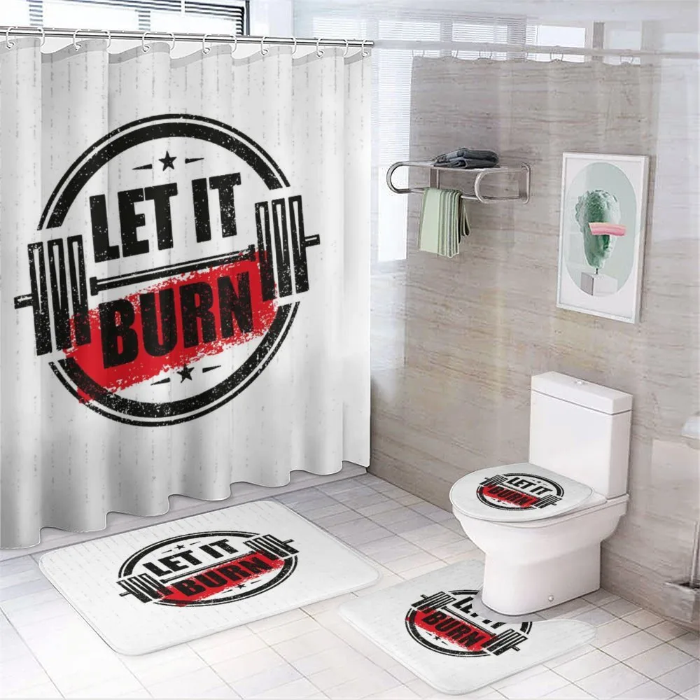 Strong Training Grunge — 4-Piece Bathroom Set preview