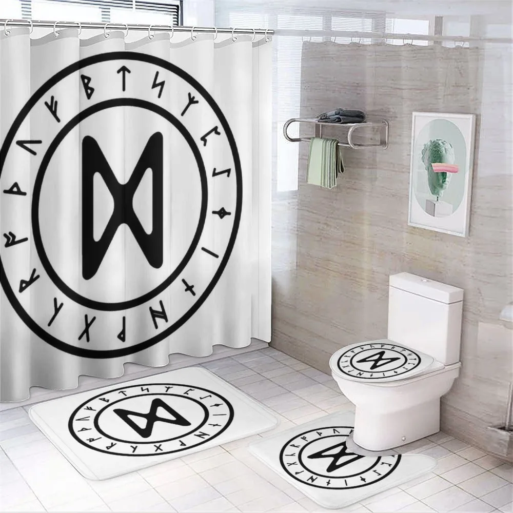 a of Dagaz awakening 4-Piece Bathroom Set product video