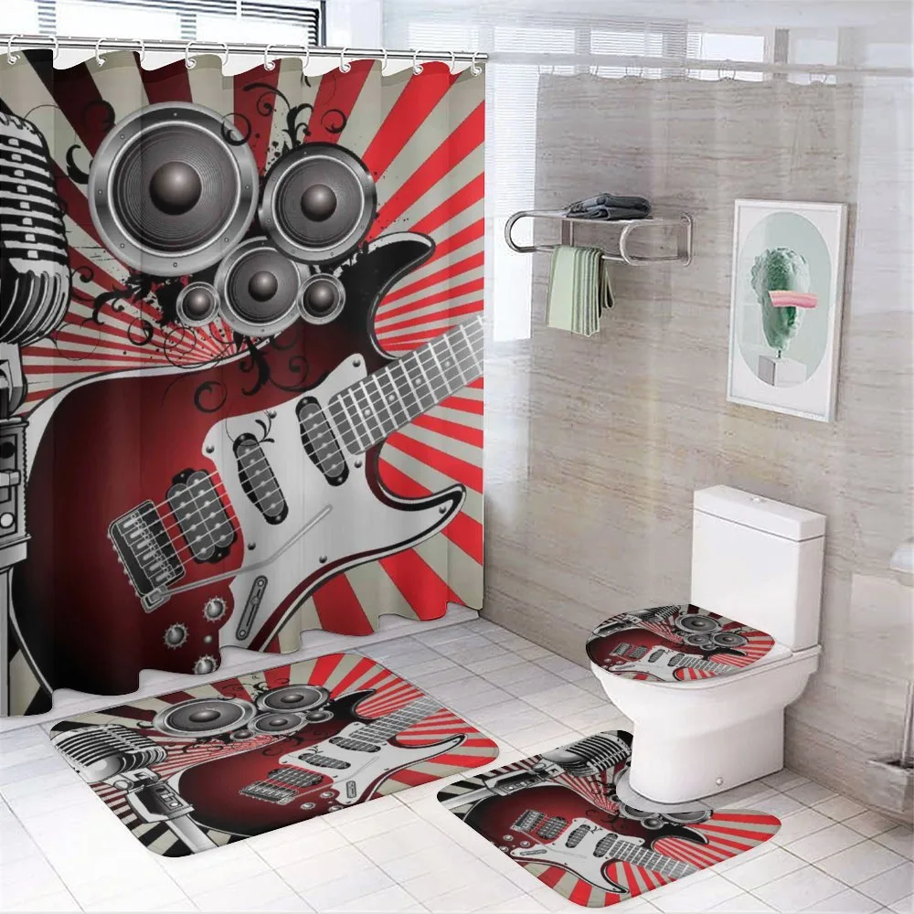 Old Vintage Loudspeaker — 4-Piece Bathroom Set preview