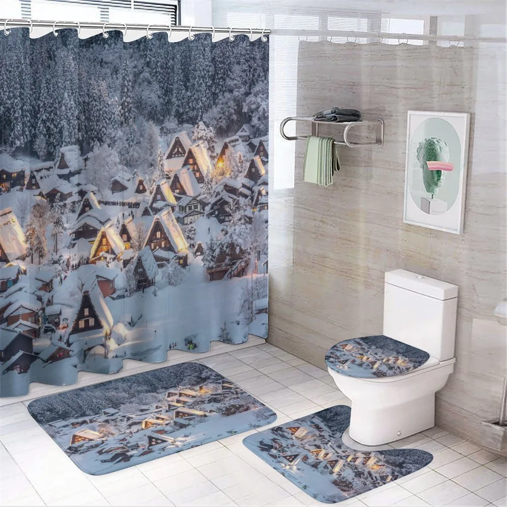 Shirakawago Village — 4-Piece Bathroom Set preview