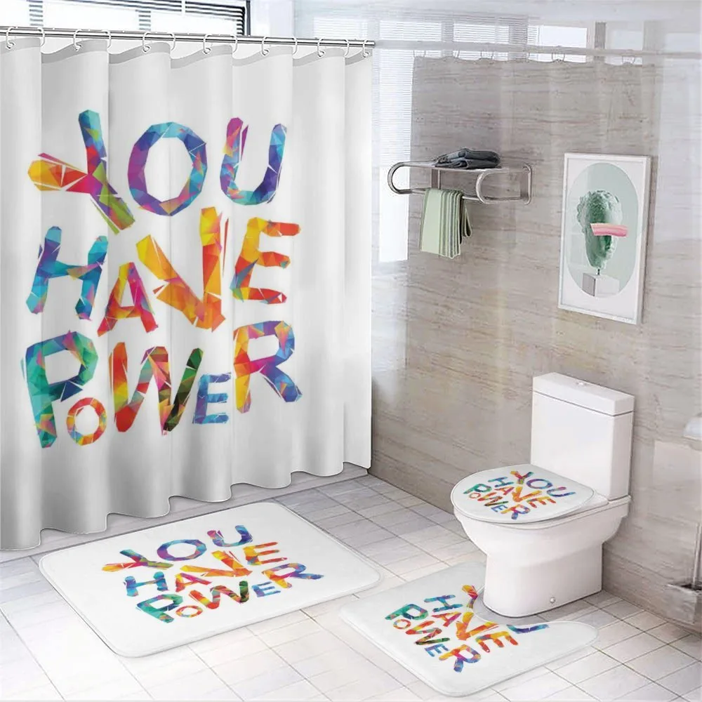 You Have Power Colorful — 4-Piece Bathroom Set preview