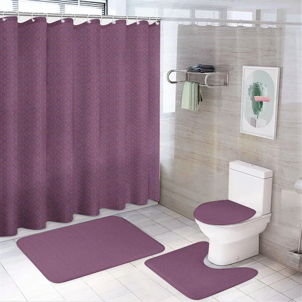 Arrows and Rhombus Shapes — 4-Piece Bathroom Set preview