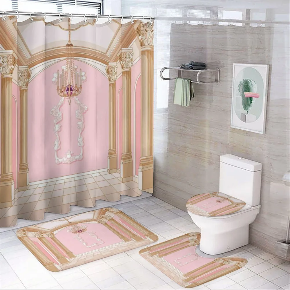 Chandelier Ceiling Castle — 4-Piece Bathroom Set preview
