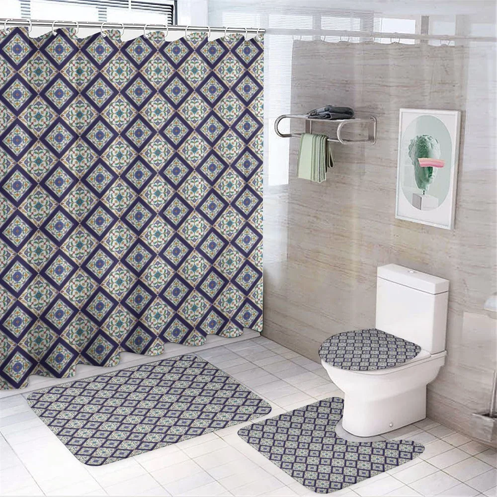 Azulejo Design — 4-Piece Bathroom Set preview
