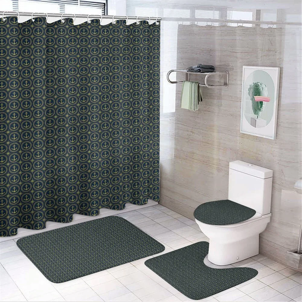Cruise Travel Trip Theme — 4-Piece Bathroom Set preview