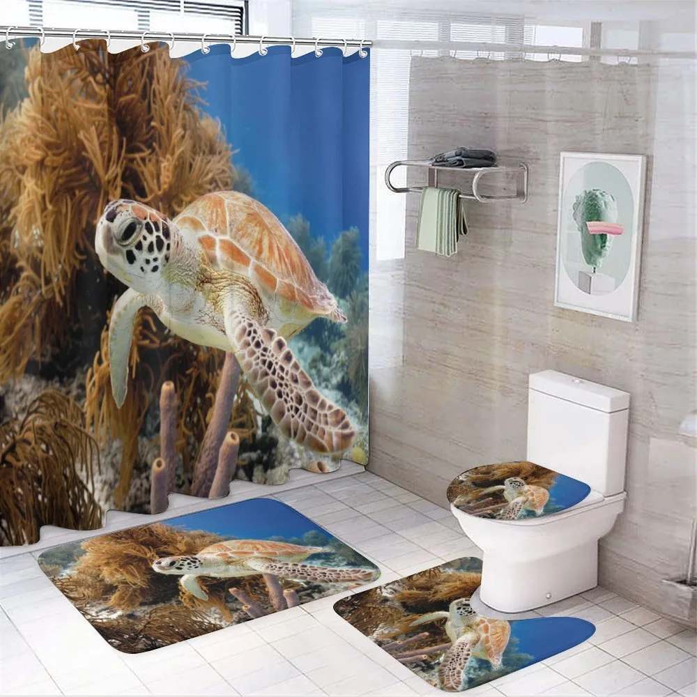 Tropic Waters Coral Reef — 4-Piece Bathroom Set preview