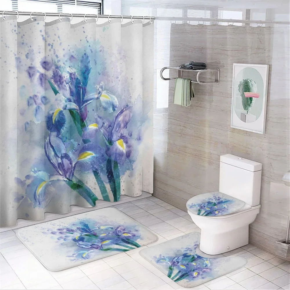 Iris Fresh Colors — 4-Piece Bathroom Set preview