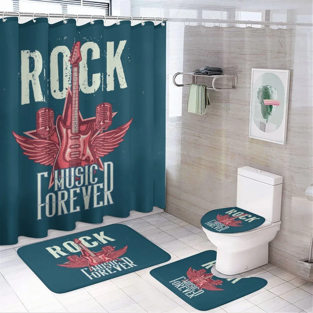 Microphones and Wings — 4-Piece Bathroom Set preview