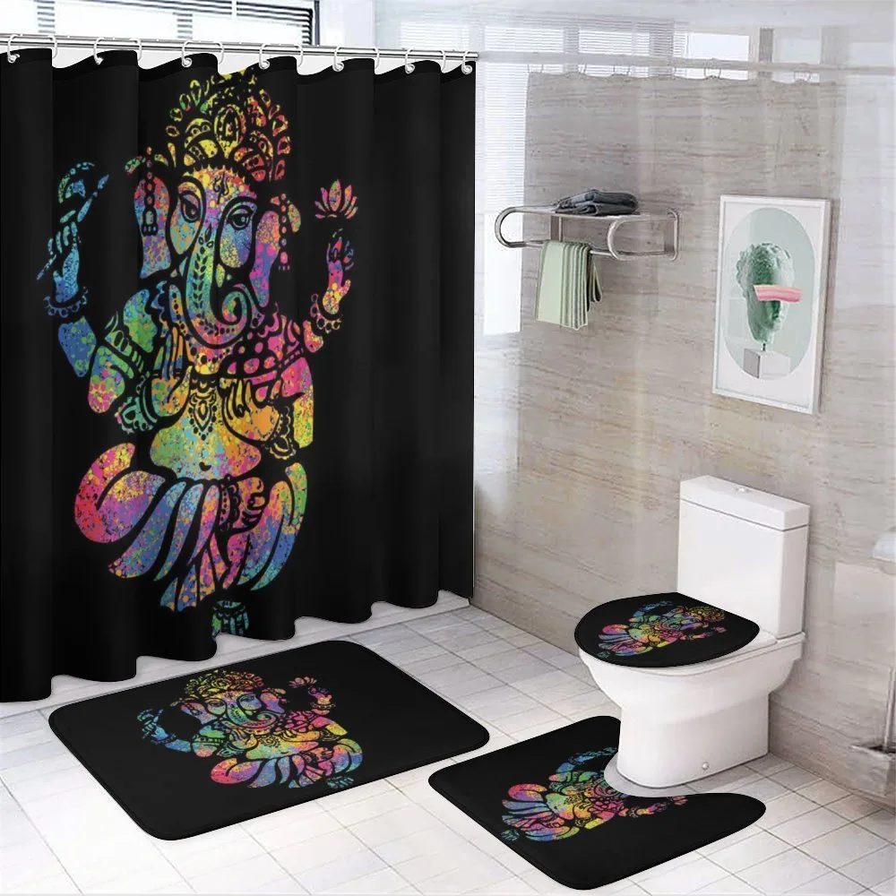 Eastern Lotus Trace Zen — 4-Piece Bathroom Set preview