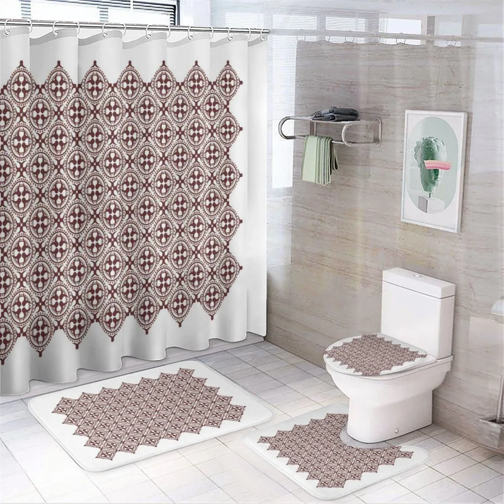 Javanese Vintage Batik — 4-Piece Bathroom Set preview