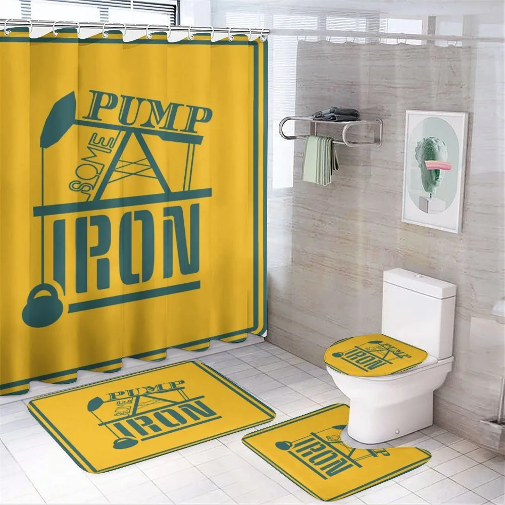 Pump Some Iron Vintage — 4-Piece Bathroom Set preview