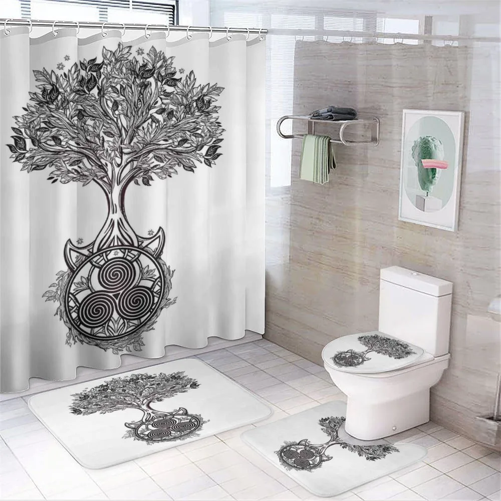 Tree of Life Triskelion — 4-Piece Bathroom Set preview