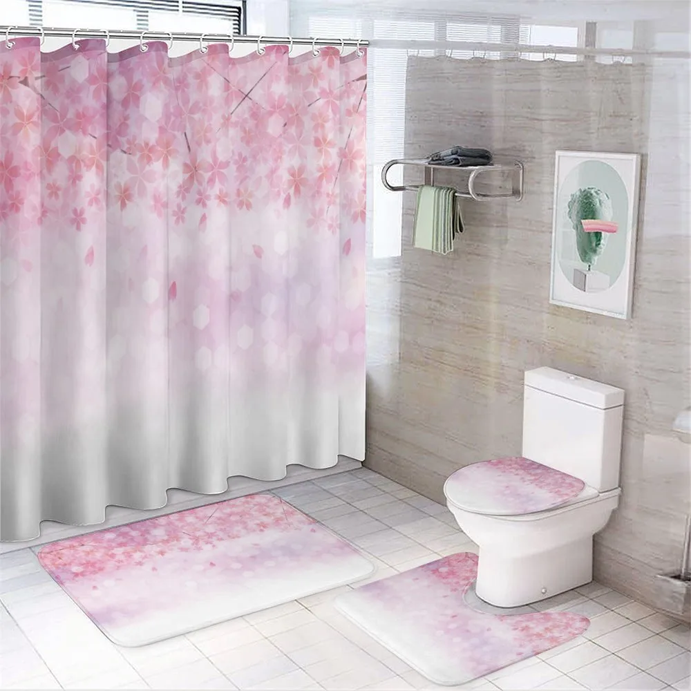 Sakura Bloom Florets — 4-Piece Bathroom Set preview