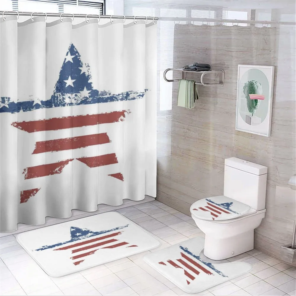 Stars Stripes — 4-Piece Bathroom Set preview