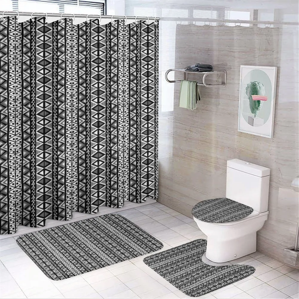 Boho Aztec Style — 4-Piece Bathroom Set preview