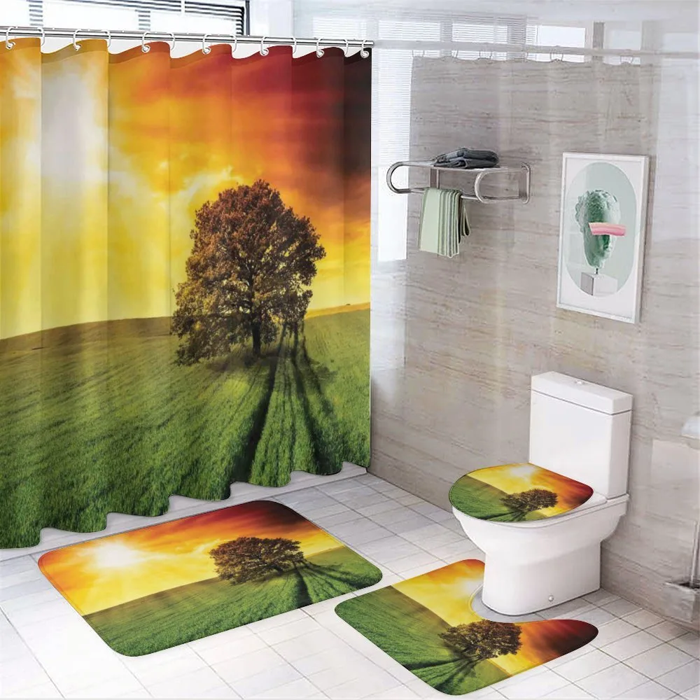 Crop Field Countryside — 4-Piece Bathroom Set preview