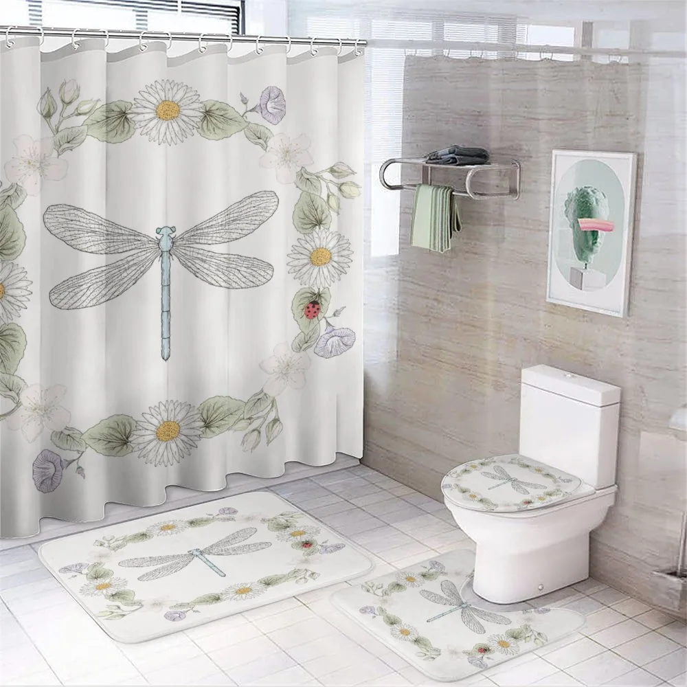 Farm Life Theme Dragonfly — 4-Piece Bathroom Set preview