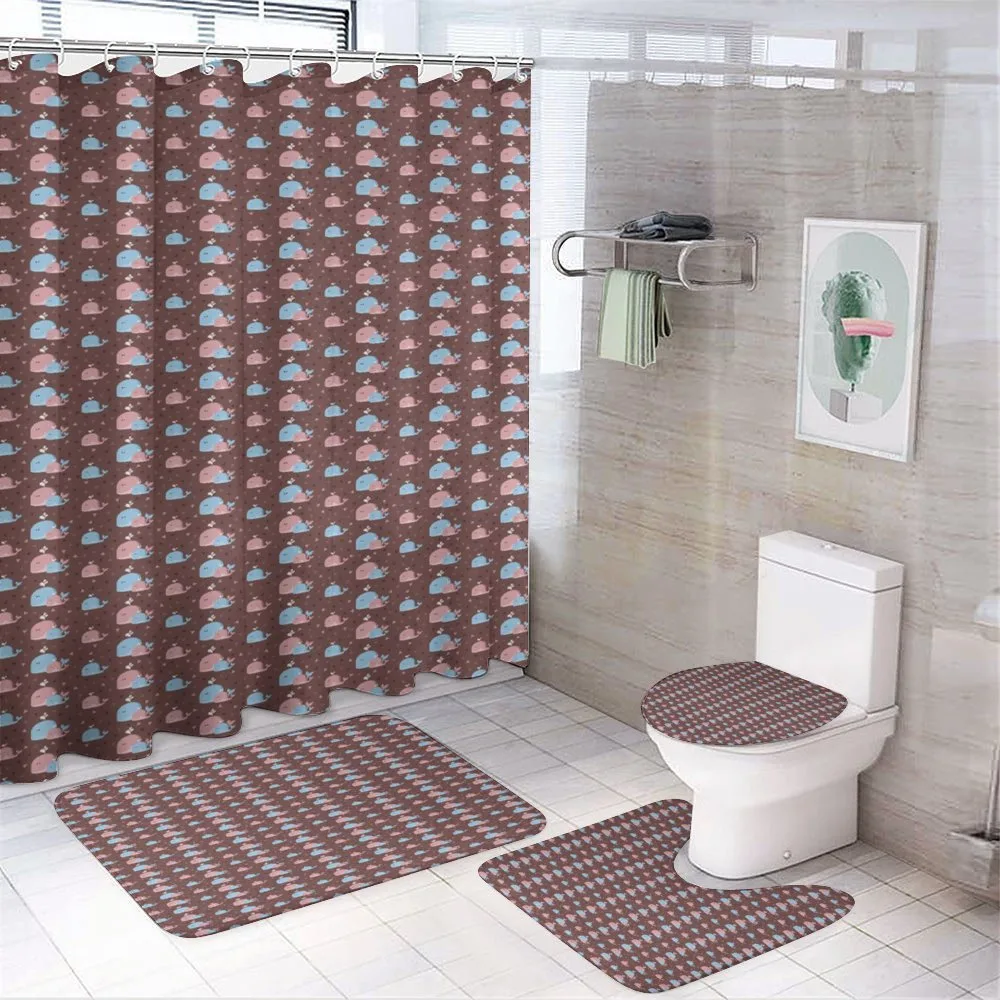 Funny Ocean Dwellers — 4-Piece Bathroom Set preview