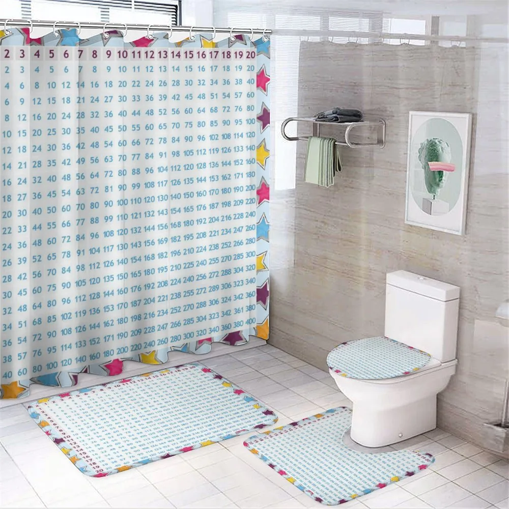 Math Counting Fun — 4-Piece Bathroom Set preview