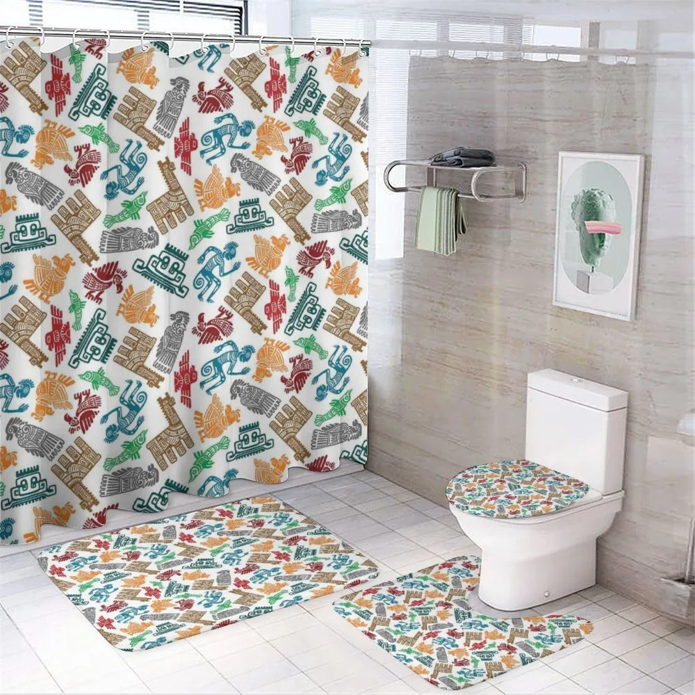 Mayan and Aztec — 4-Piece Bathroom Set preview