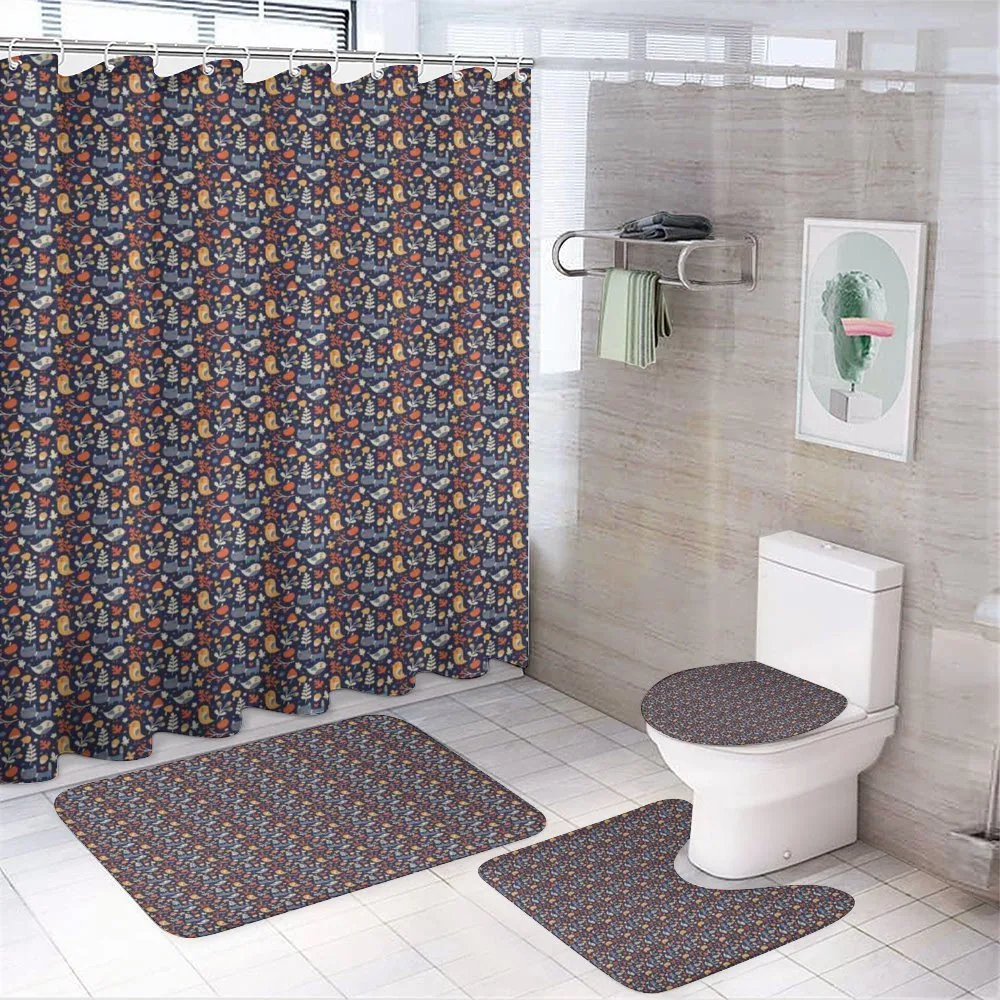 Nursery Doodle Forest — 4-Piece Bathroom Set preview