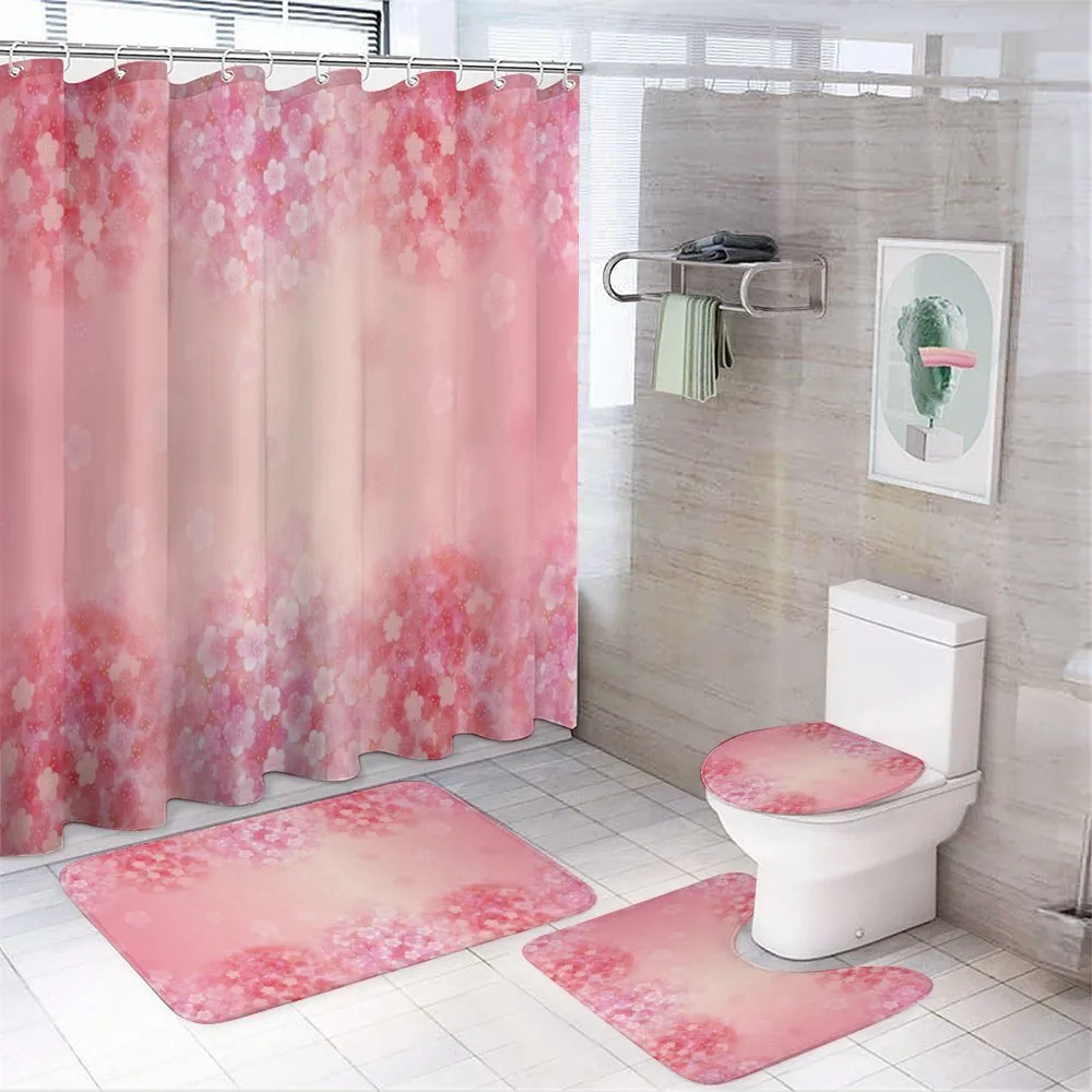 Plum Blossom Botany — 4-Piece Bathroom Set preview