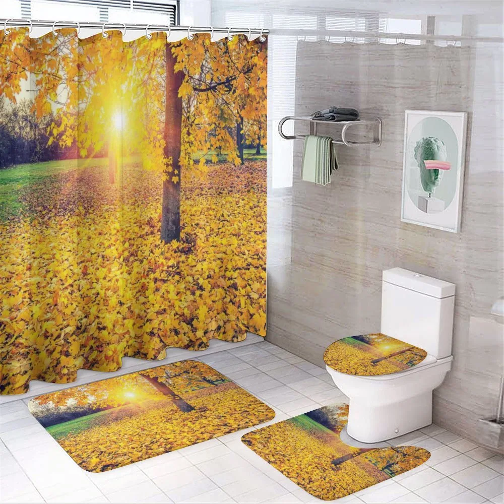 Evening Natural Park — 4-Piece Bathroom Set preview