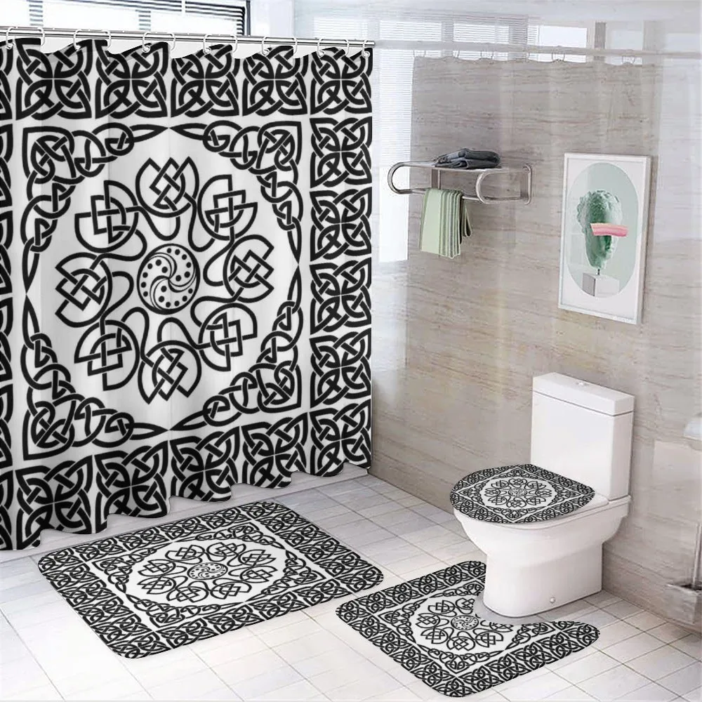 Filigree Abstract Knot — 4-Piece Bathroom Set preview