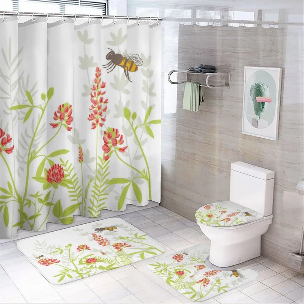 Flourishing Botany View — 4-Piece Bathroom Set preview