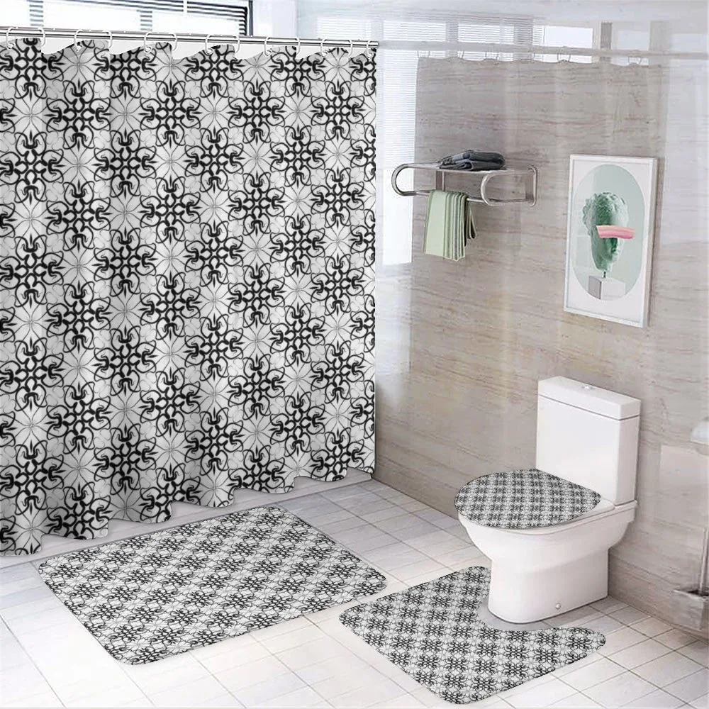 Victorian Lace Flower 4-Piece Bathroom Set product video