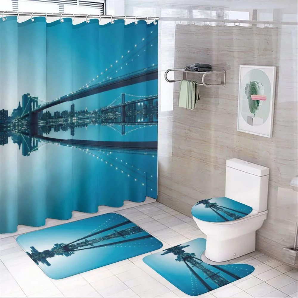 Monochrome American — 4-Piece Bathroom Set preview