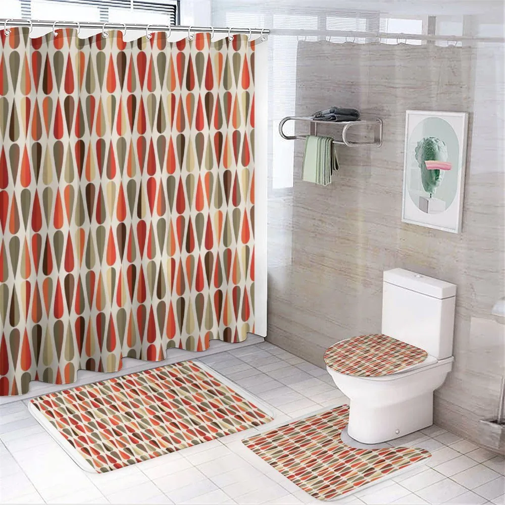 70s Retro Style — 4-Piece Bathroom Set preview