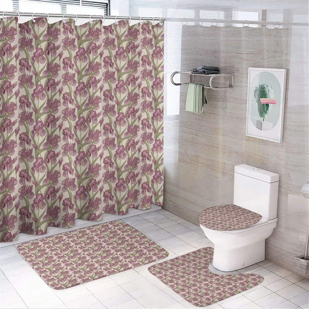 Blossoming Growth Pattern — 4-Piece Bathroom Set preview