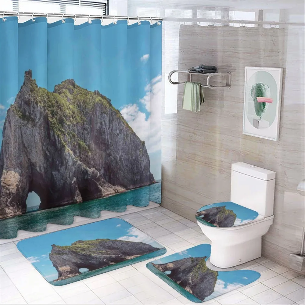 Elephant Shape Rock Bay — 4-Piece Bathroom Set preview