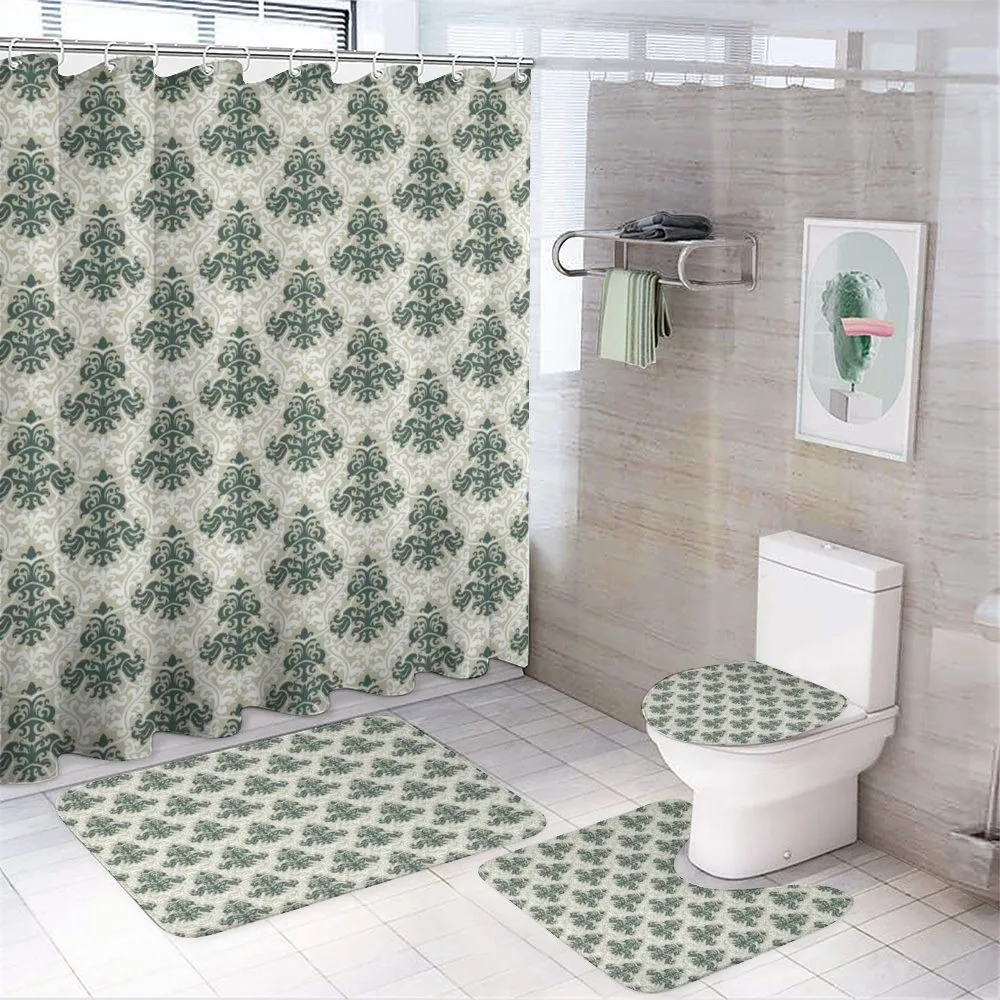 Floral Foliage Leaf — 4-Piece Bathroom Set preview