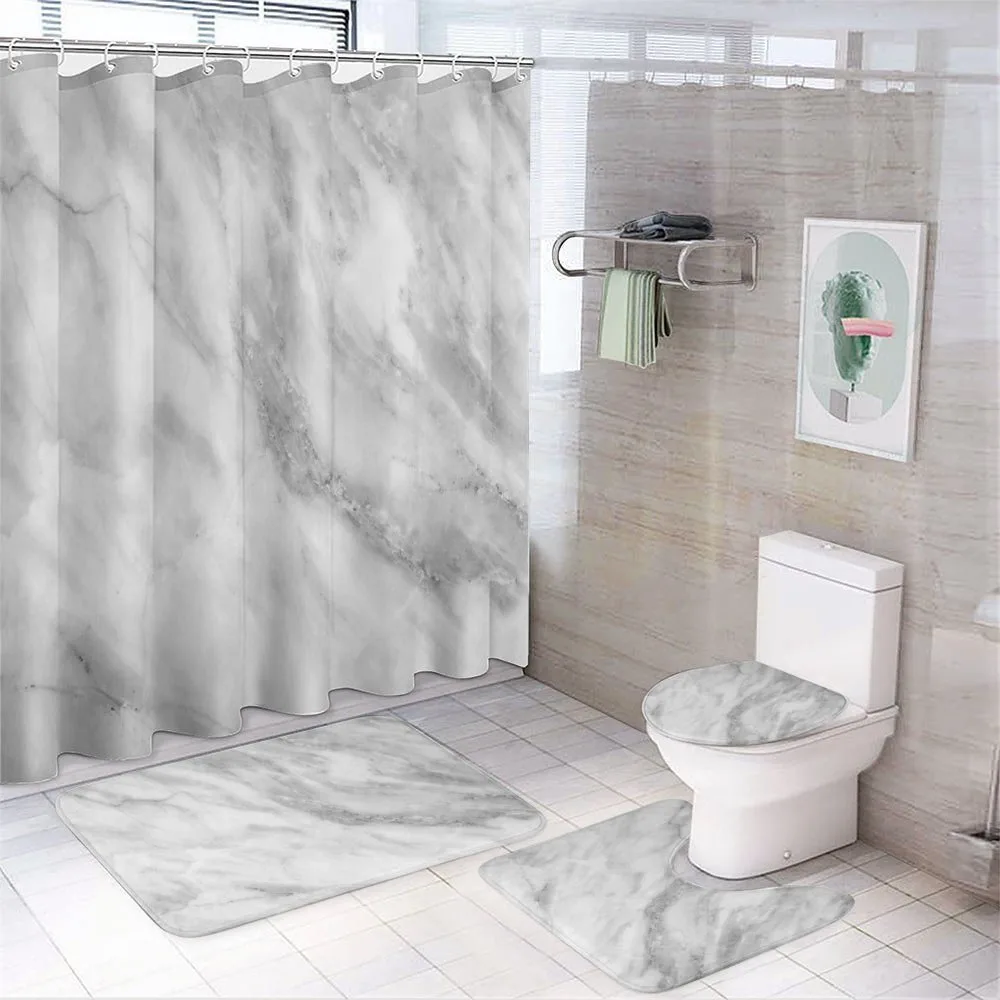 Hazy Cracks Shady Art — 4-Piece Bathroom Set preview