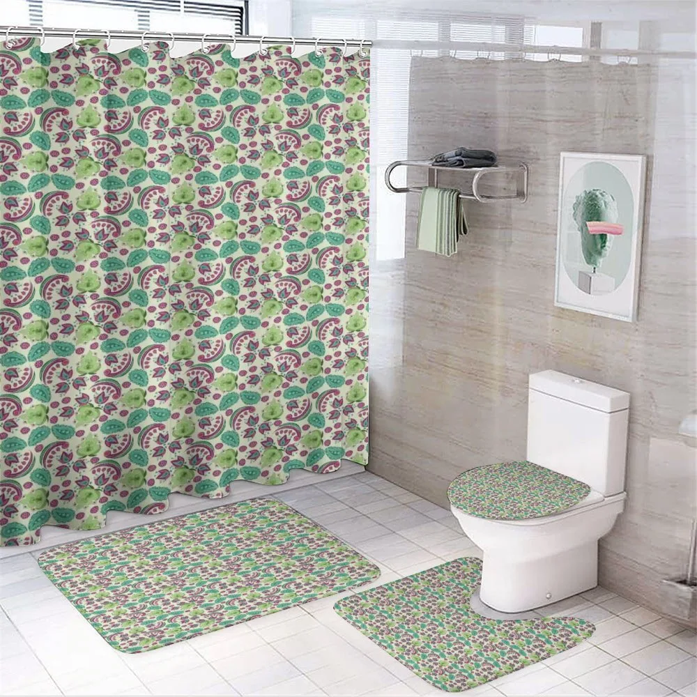 Traditional Motifs — 4-Piece Bathroom Set preview