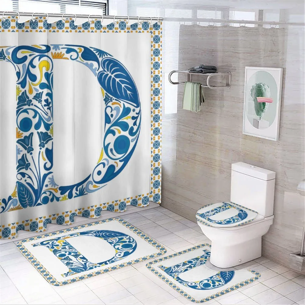 Abstract Vibrant Swirl 4-Piece Bathroom Set product video