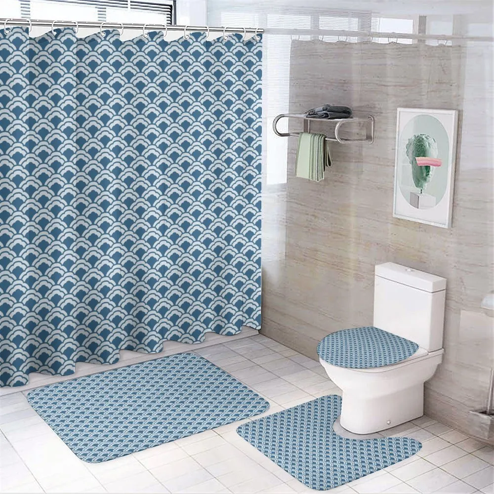 Chinese Traditional Tile — 4-Piece Bathroom Set preview