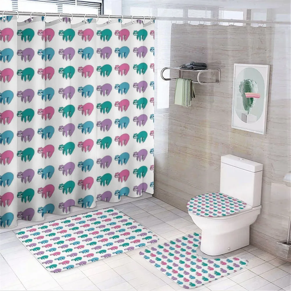 Rhythmic Lazy Animal — 4-Piece Bathroom Set preview