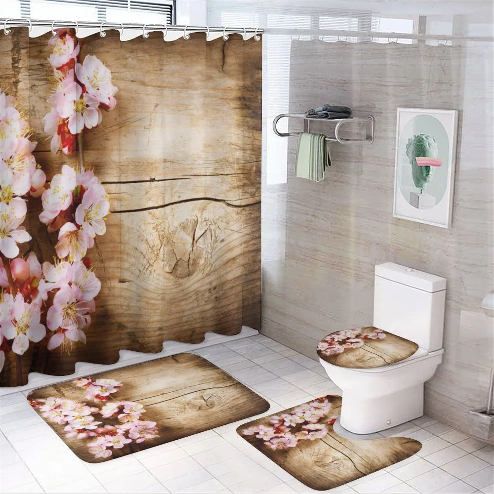Spring Blossom Orchard — 4-Piece Bathroom Set preview