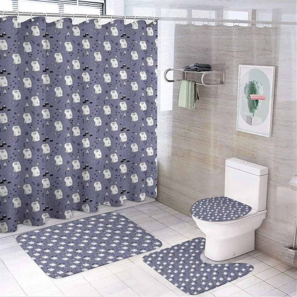 Arctic Mountain Tree — 4-Piece Bathroom Set preview