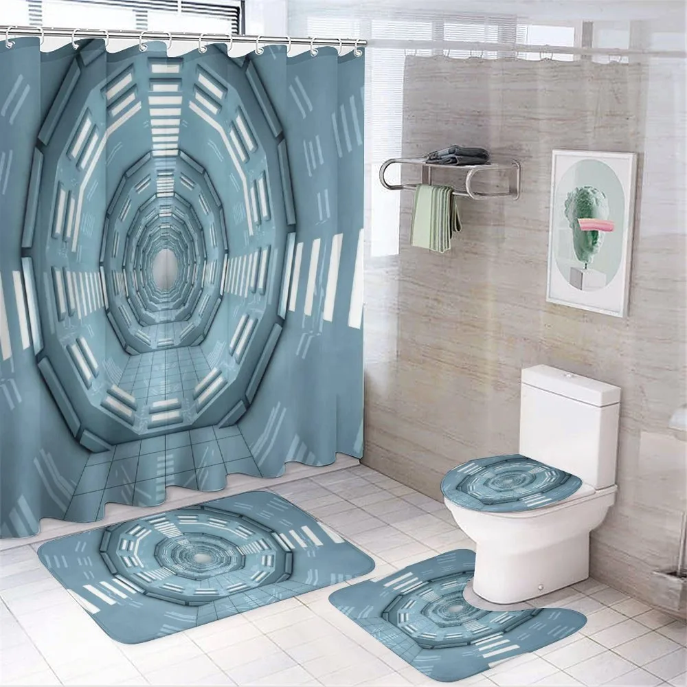 Cosmos Ufo Lands — 4-Piece Bathroom Set preview