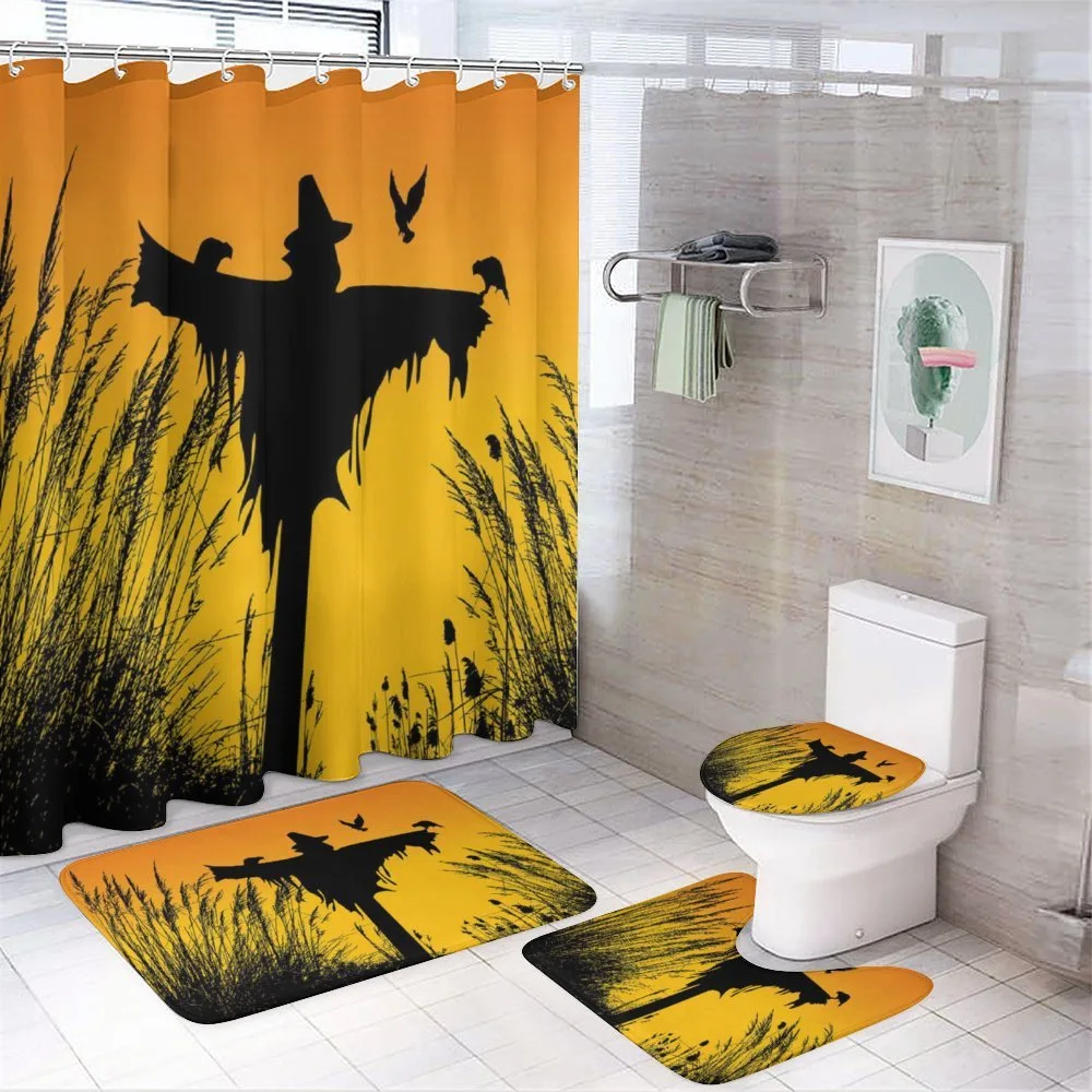 Rural Silhouettes — 4-Piece Bathroom Set preview