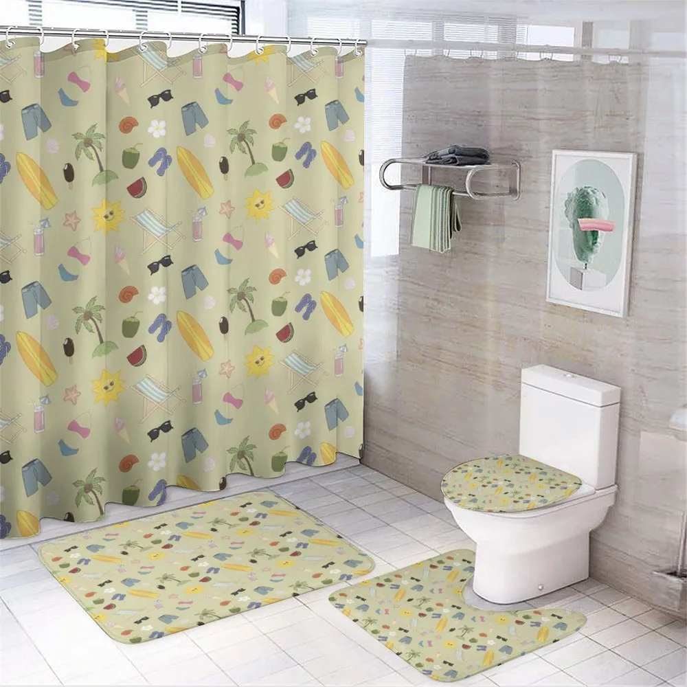 Travel Fun Exotic Beach — 4-Piece Bathroom Set preview