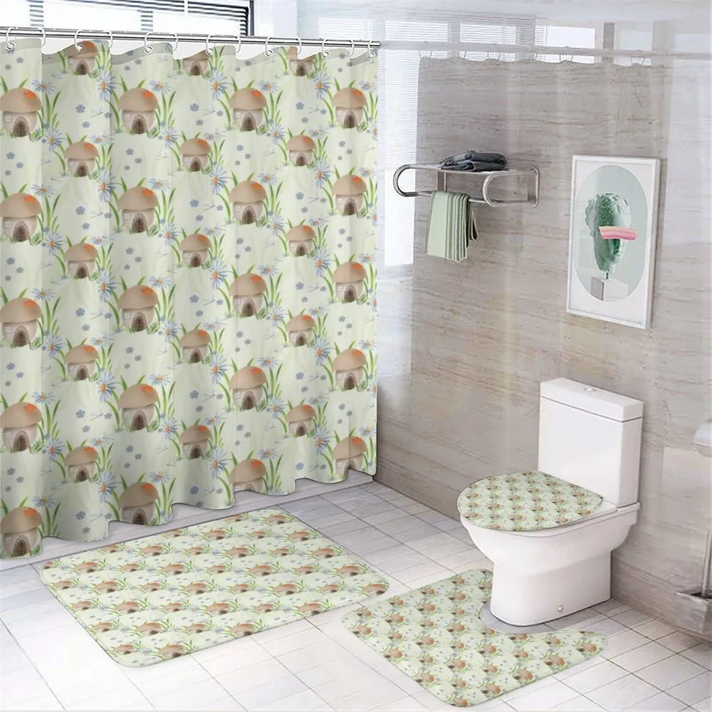 Flower Veggies Grass — 4-Piece Bathroom Set preview